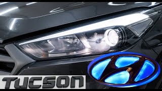 : Hyundai Tucson,     . Body repair after an accident.