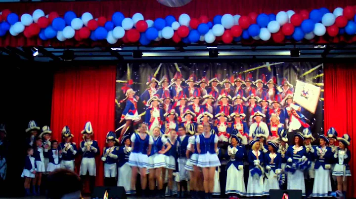 Tanzgruppe in Neustadt Funkencorps Blau-Wiess 1968...