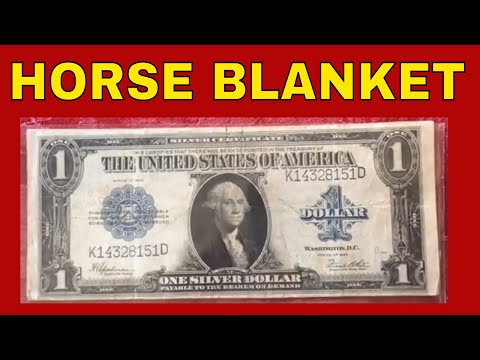 Rare One Dollar silver certificate bill worth money! Currency to look for!