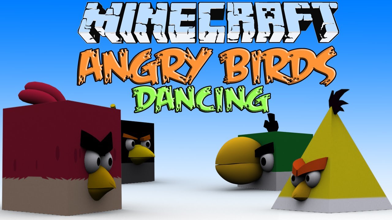 Minecraft Angry Birds Dancing(PART2)