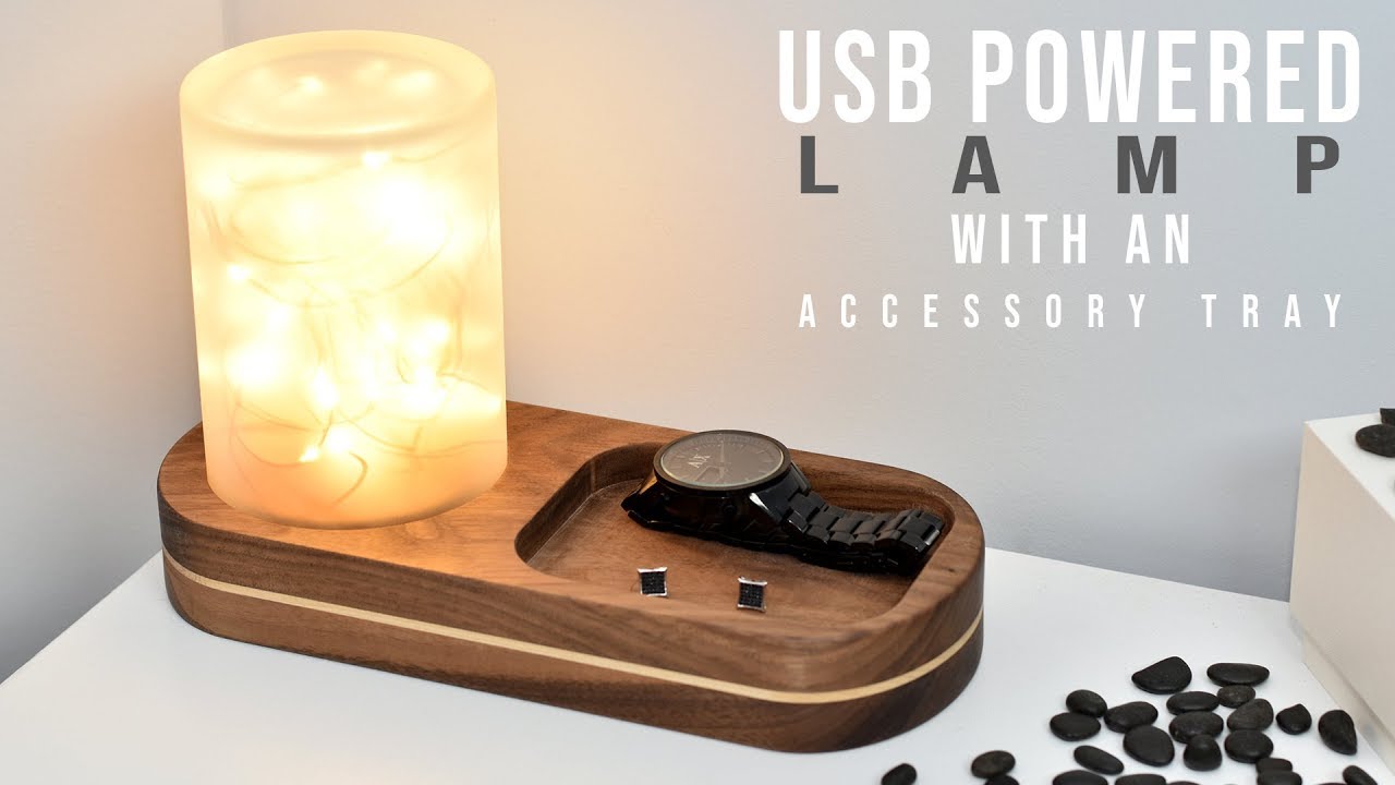 LED DESK LAMP USB Powered - YouTube