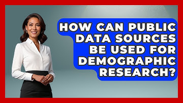 How Can Public Data Sources Be Used for Demographic Research? | Demographic Data Answers News