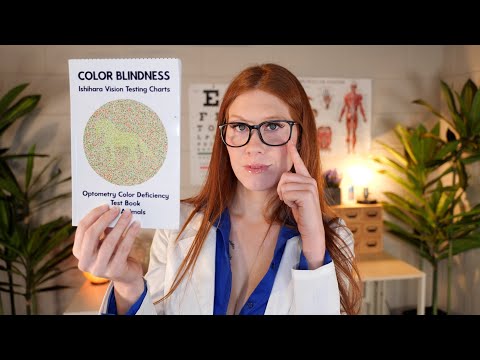 ASMR color blindness Eye Exam - Ishihara Test ASMR color blindness Eye Exam - Ishihara Test