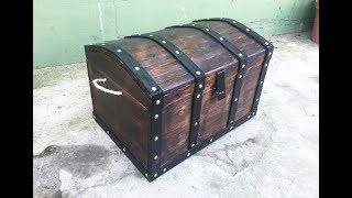 COFRE PIRATA C/MADERA DePALLET (pírate chest)