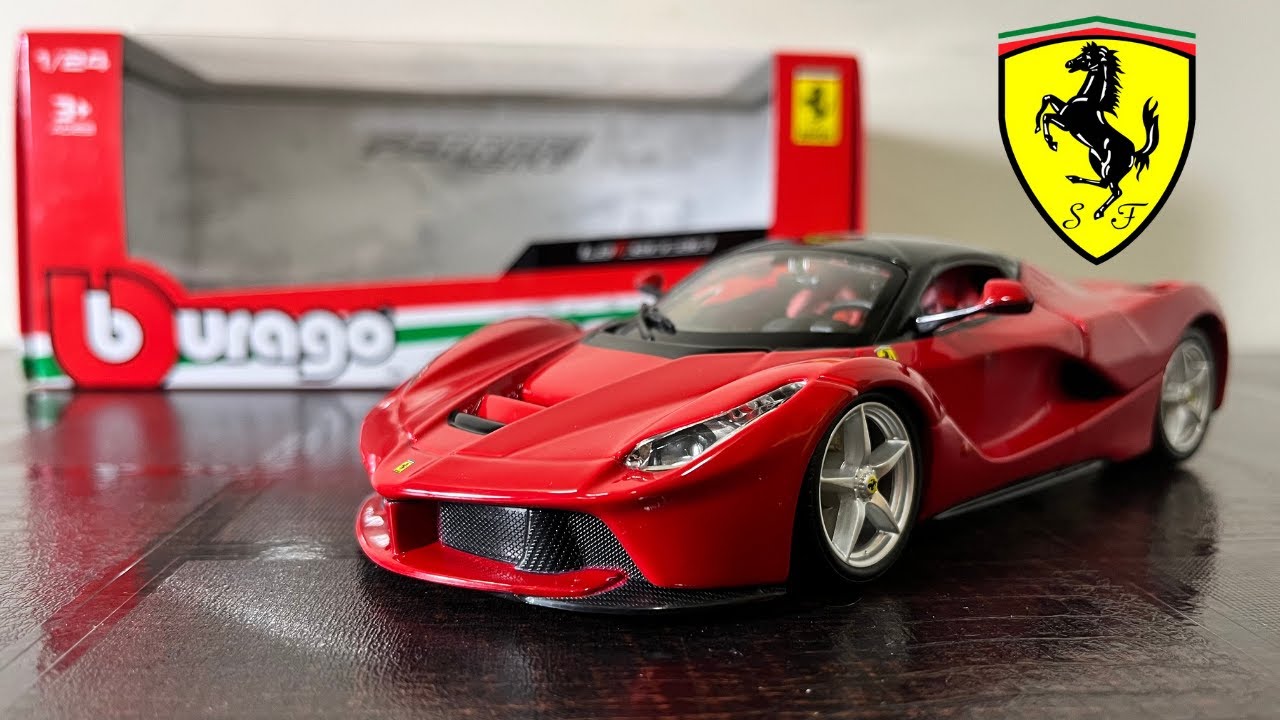 新品LaFerrari 1/24 スケールモデル Ferrari LaFerrari | 1/24 scaled model by Bburago | Unboxing and