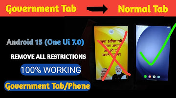 Remove Restrictions form government Tablet with android 15 #taba9 #galaxytaba9 #samsungtablet