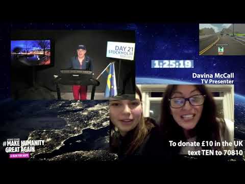 Eddie Izzard - Day 21 : Marathon 21 Roundup - A Run For Hope