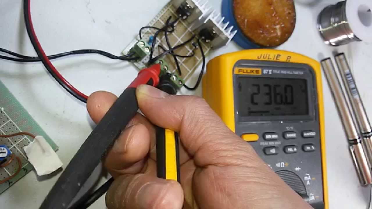 How to make thyristor SCR firing circit using LM324 OP Amp 4 of 5 - YouTube