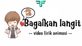 Bagaikan langit di sore hari - Lirik animasi video PAA