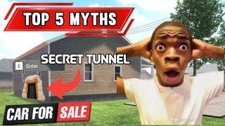 Secret Tunnel- Top 5 Myths In Car For Sale by Lunatic Gamerz 2,354 views 5 months ago 4 minutes, 47 seconds