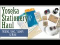 YOSEKA STATIONERY HAUL | Midori, LCN stamps, Hobonichi and More