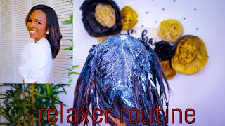 Relaxer Routine|How to Apply a Relaxer At Home| Sacha Bloom screenshot 1