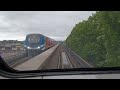 Vancouver SkyTrain Canada Line front seat ride from Richmond