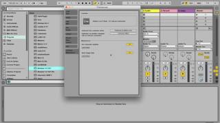 Ableton Preferences - Licenses Maintenance