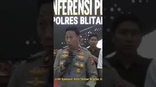 Sat Reskrim Polres Blitar berhasil mengungkap kasus tindak pidana pencurian