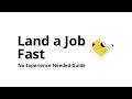 How to Get a Job with No Experience