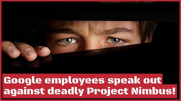 Google employees speak out against deadly Project Nimbus!