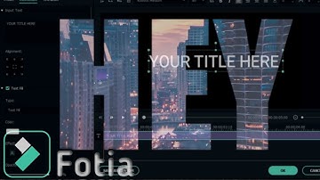 ZOOM Through Text INTRO or TRANSITION In Filmora X | Text Effect in Filmora Tutorial (2)