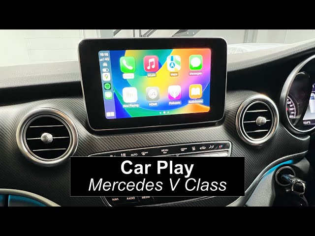 Carplay – Mercedes V Class, Uses Original Screen