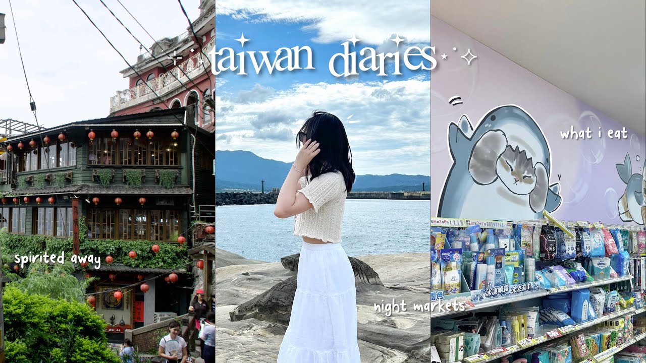 TAIWAN VLOG 🏮: jiufen, raohe night market, houtong cat village, shifen old street, yehliu geopark