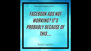 Facebook Ads Not Working? It’s Probably Because of THIS… 🎯
