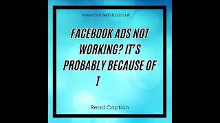 Facebook Ads Not Working? It’s Probably Because of THIS… 🎯