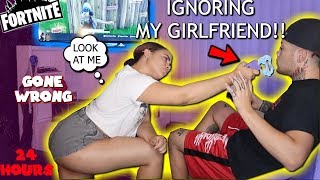 IGNORING MY LATINA GIRLFRIEND FOR 24 HOURS! *PRANK* (SHE PULLS A TASER OUT)