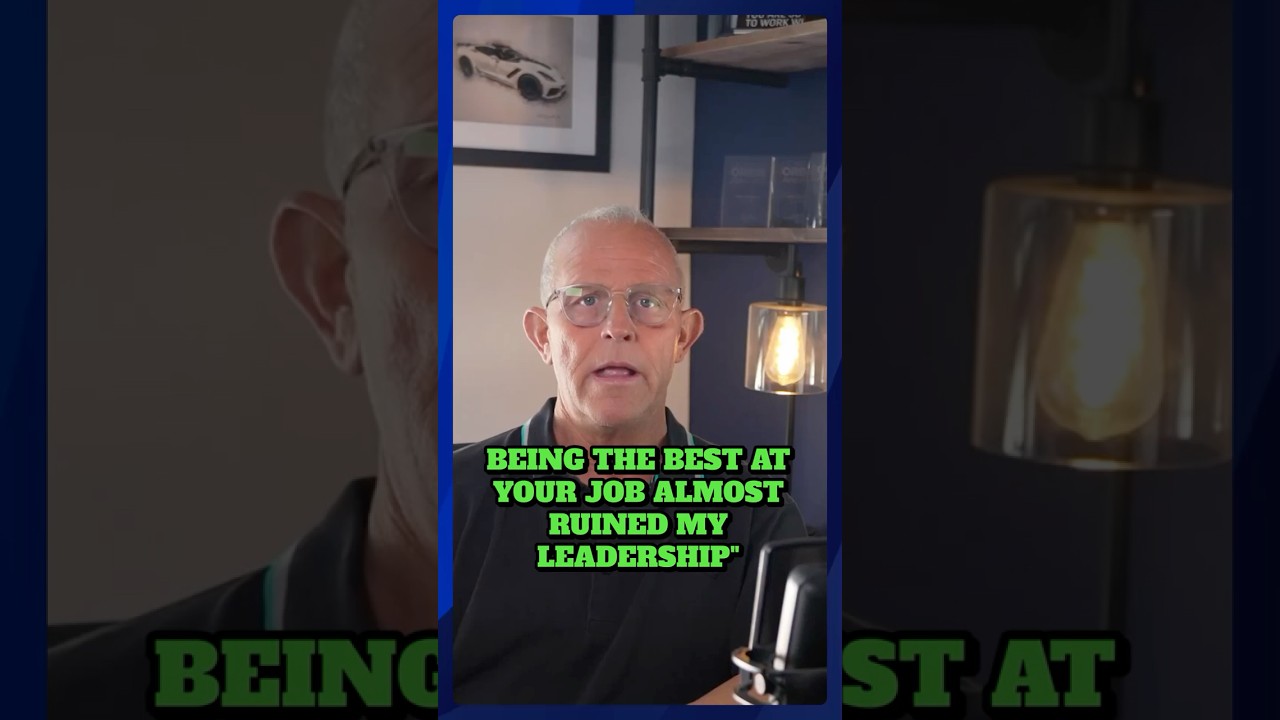 Being the best at your job almost ruined my leadership
