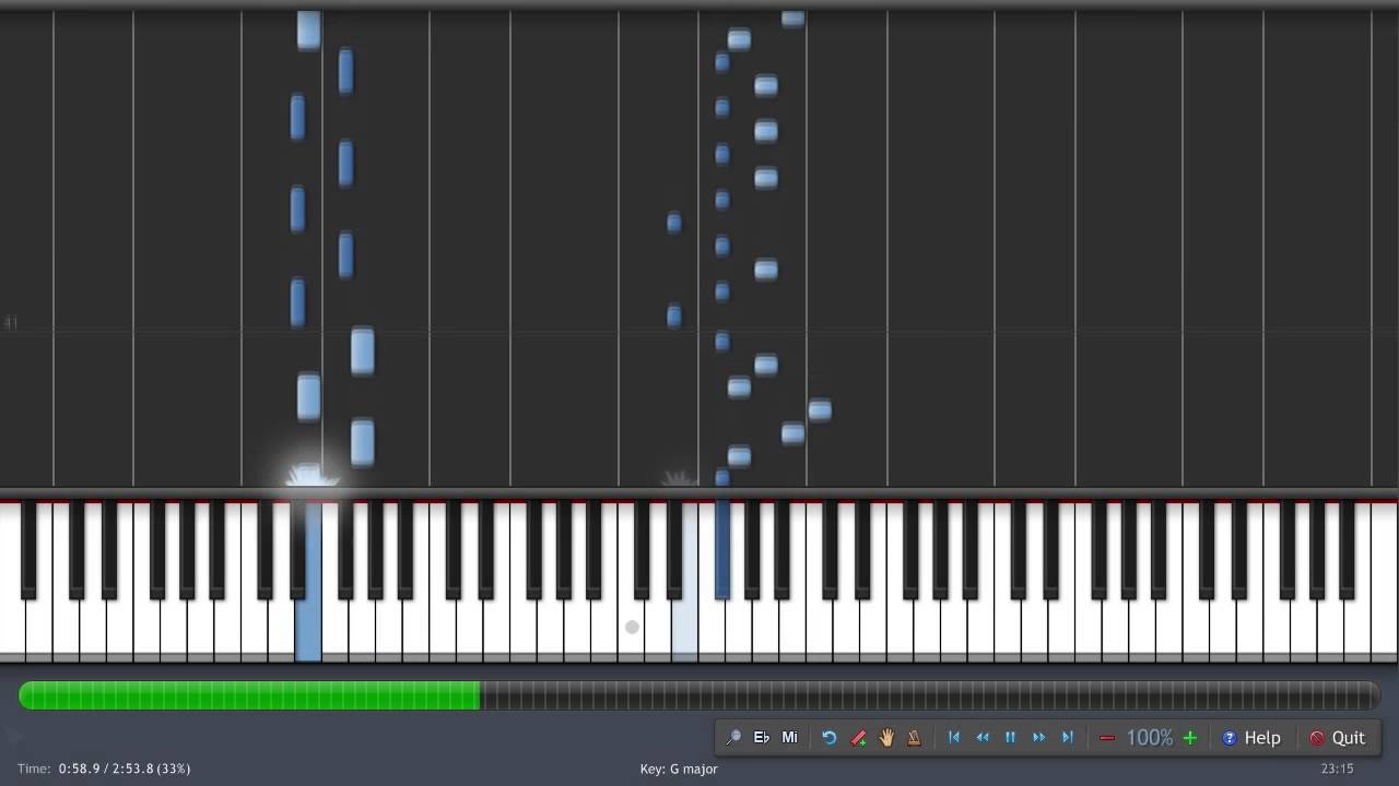 Touhou Reach For The Moon Immortal Smoke Piano Tutorial Youtube