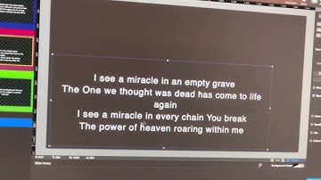 Formatting imported CCLI song lyrics - ProPresenter 7