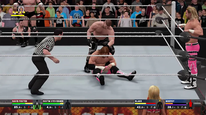 WWE 2K17_20170124190...  The Club Vs. Blake and mu...