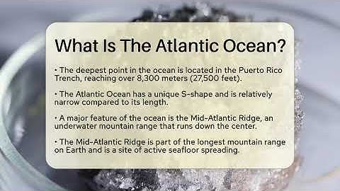 What Is The Atlantic Ocean? - Earth Science Answers
