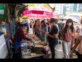 4k bangkok lunch destination around phatra market start walk form mrt sutthisan station