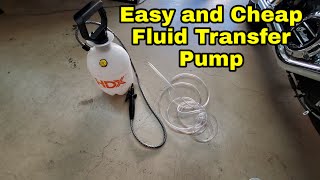 DIY Homemade Fluid Transfer Pump for $13. Cheap and Easy!