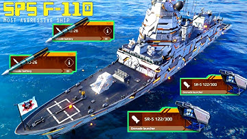 Most OP ☠️SPS F110 Build Ever Created! 🔥Modern Warships Epic Gameplay