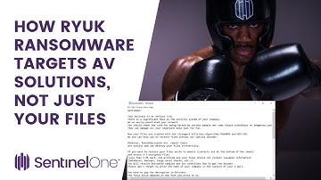 How Ryuk Ransomware Targets AV Solutions, Not Just Your Files