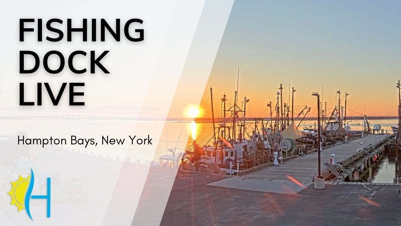 Ponquogue Bridge, Hampton Bays, New York — Hampton Bays, NY live camera thumbnail