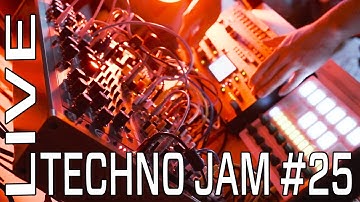 Jam #25 QUADRANTID SWARM + DFAM + Octatrack Modular Techno Live Jam