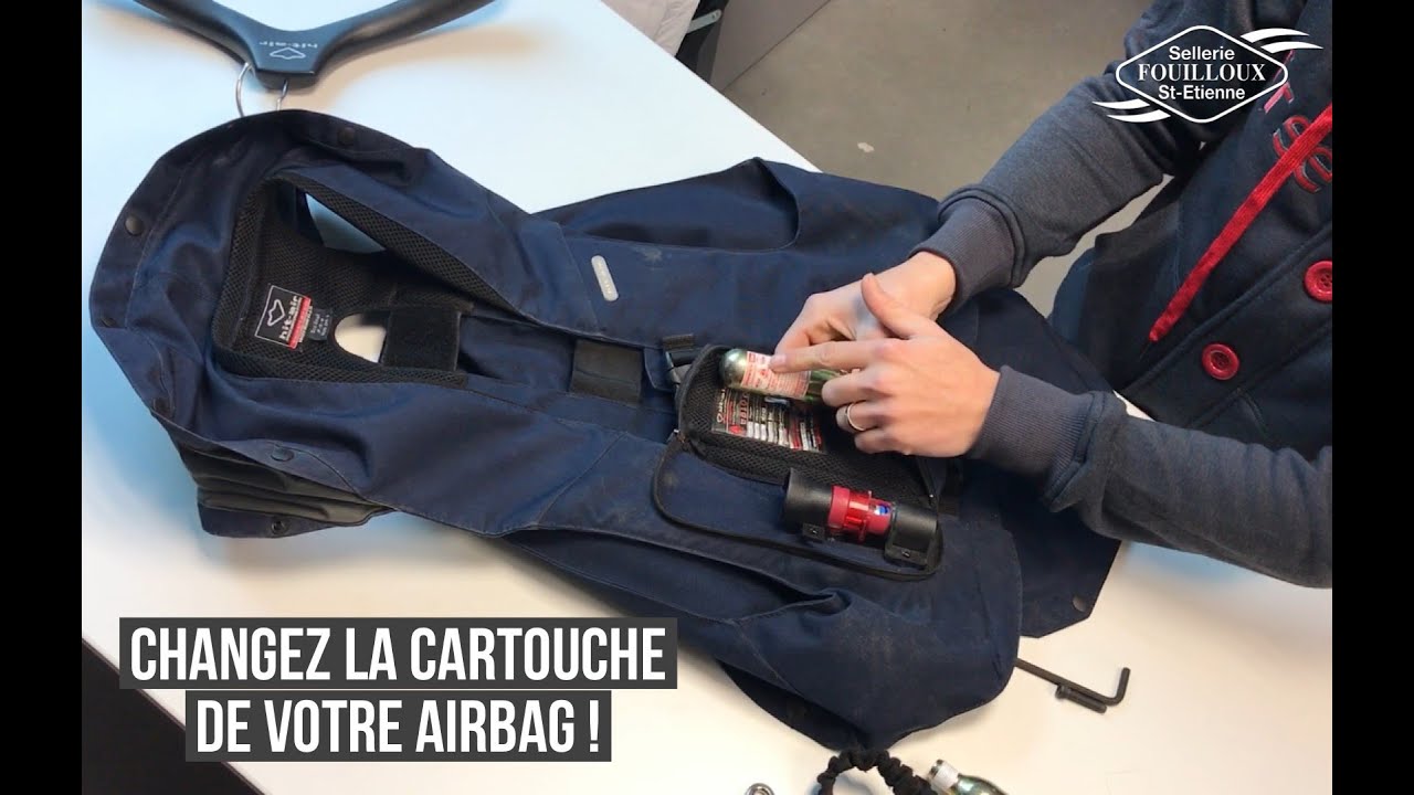 Changer la cartouche de son airbag - Sellerie Fouilloux