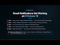 Gmail Notifications Not Working? Fix It in Minutes! (iPhone, Android, Windows & Chrome)