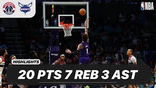 Lamelo Ball Vs Washington Wizards 20 Pts - 7 Reb - 3 Ast 03-01-2025 Highlights