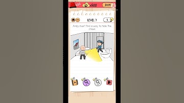 BRAIN TEST-2 (Prison escape) LVL-7 Andy must find a way to hide the chisel.