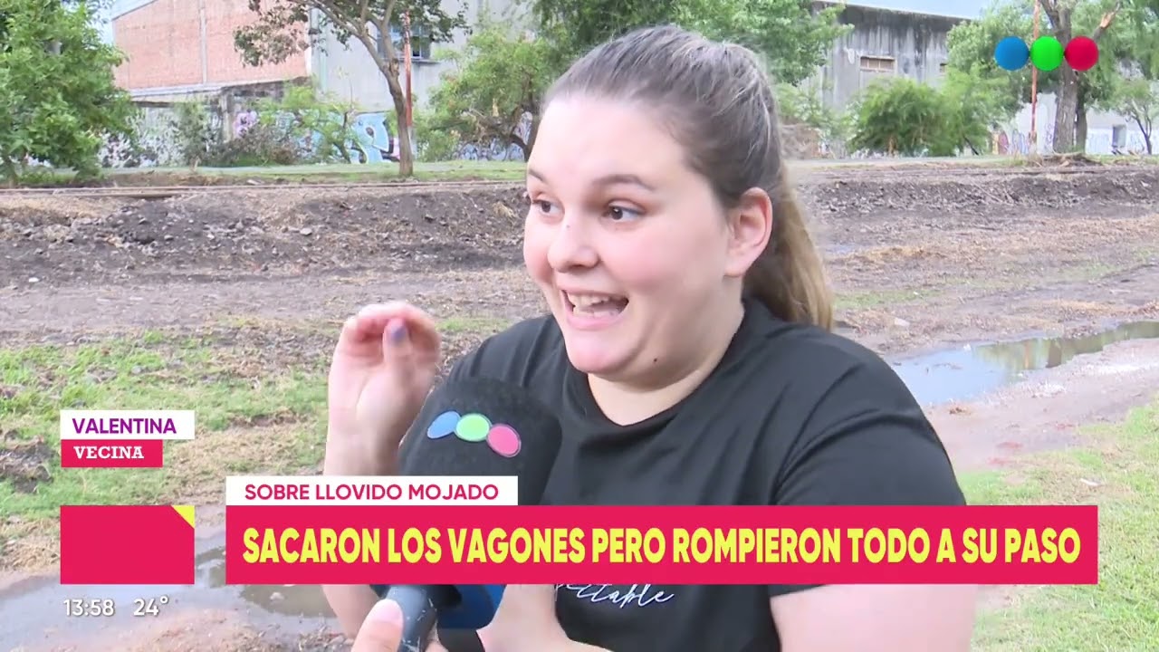 Denuncian las malas condiciones en la que quedó la zona donde había descarrilado un tren