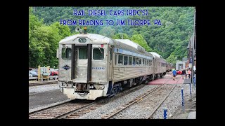 RDC (Budd Cars) Reading to Jim Thorpe PA