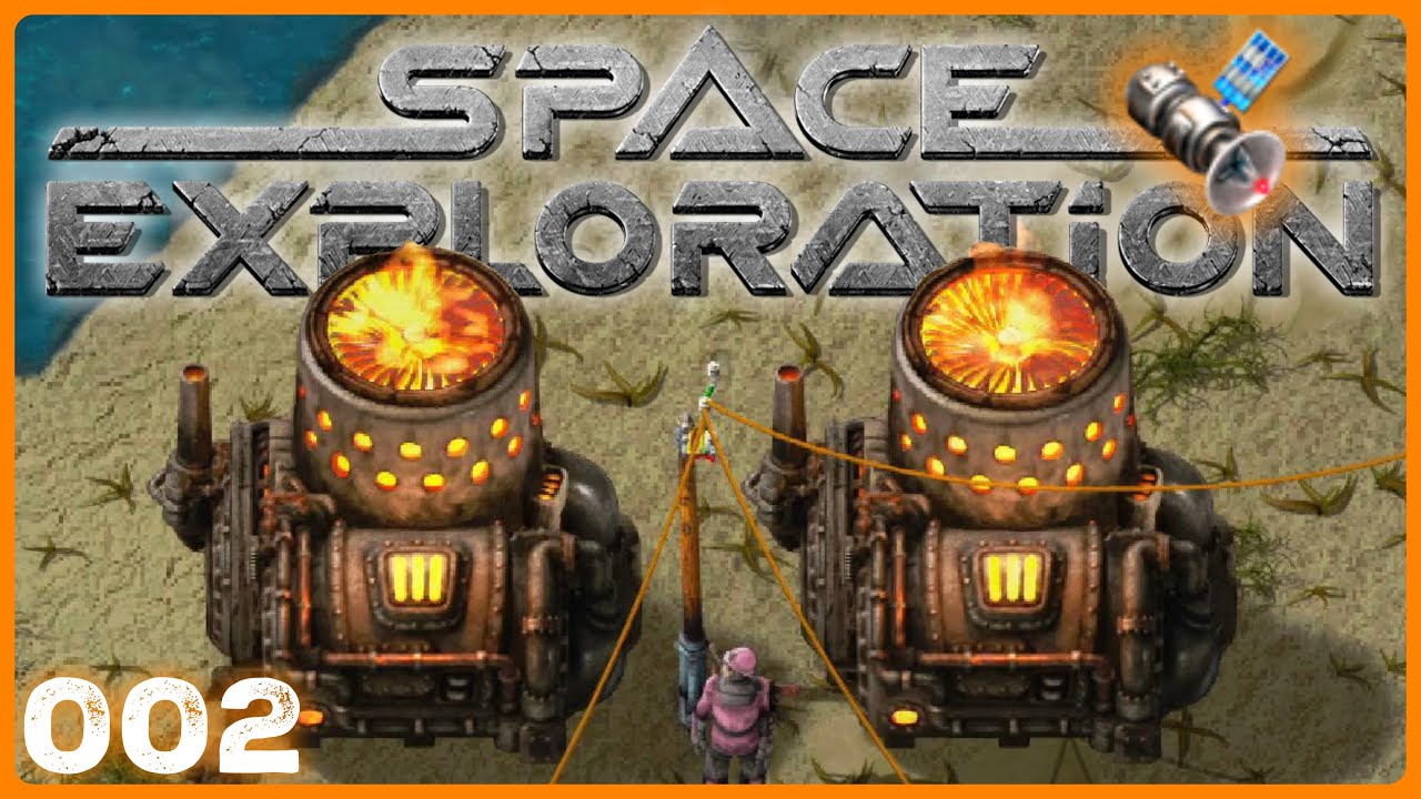 FACTORIO NEUSTART DEUTSCH. - #002 Strom & Forschung - Space Exploration ...