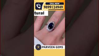 6.25CT Natural Cornflower Blue Sapphire 💎 | Premium Neelam Collection #parveengems #shorts