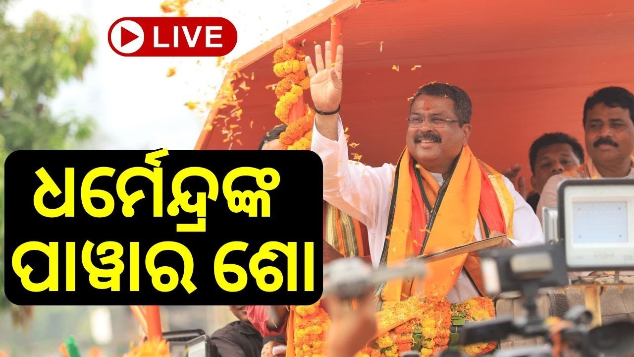 Election News Live: ଧର୍ମେନ୍ଦ୍ରଙ୍କ ପାୱାର ଶୋ | Union Minister Dharmendra Pradhan |Odia News