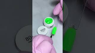 Video: UV / LED Color Gel - starkes neon grün - Art. 80428