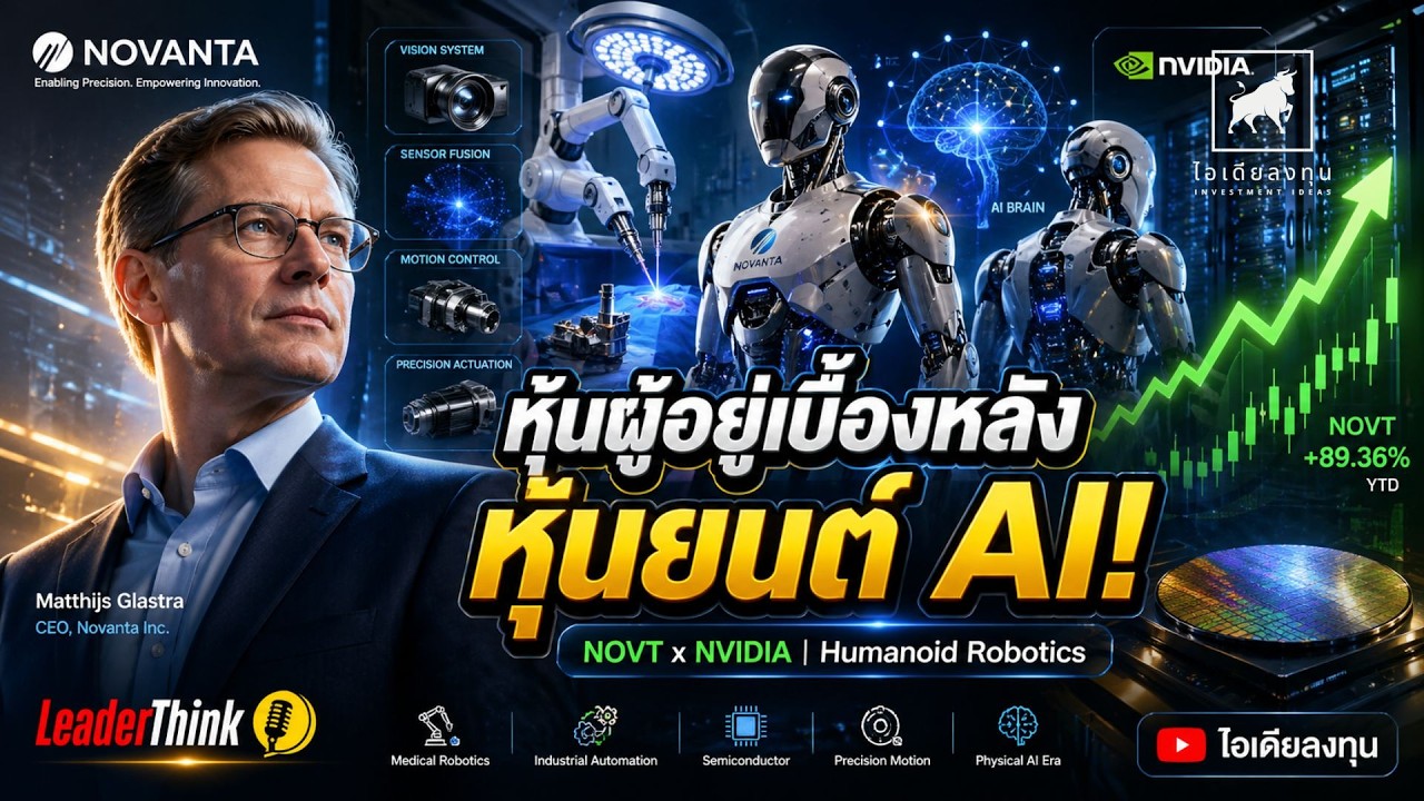 ⁣เจาะลึก Novanta #NOVT สมองและกล้ามเนื้อ เบื้องหลังหุ่นยนต์ผ่าตัดและ AI แห่งอนาคต #leaderthink