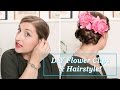 DIY FLOWER CLIPS & HAIRSTYLE